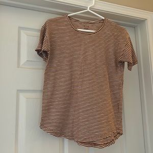 Madewell Whisper Stripe Tee Size Small